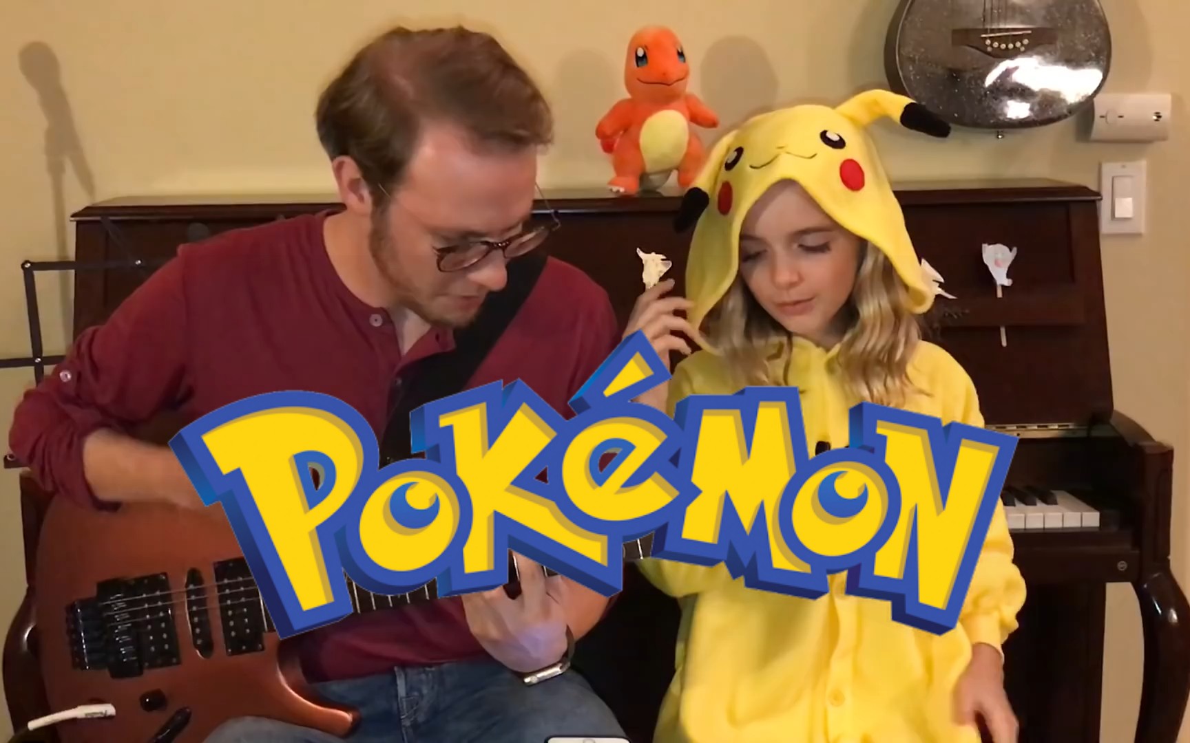 做宝可梦麦肯娜格瑞丝化身皮卡丘唱神奇宝贝主题曲mckennagrace