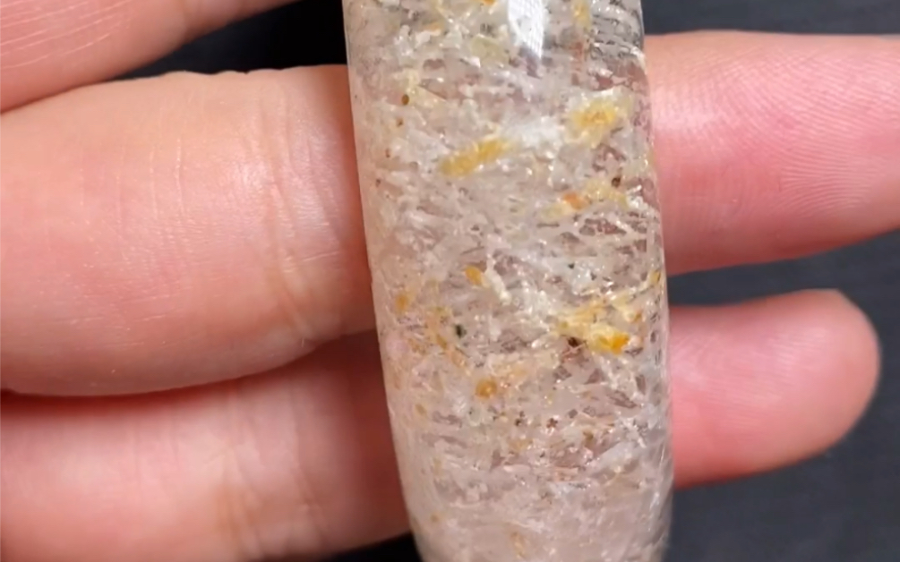 已出欣赏,天然雪霜发晶手镯