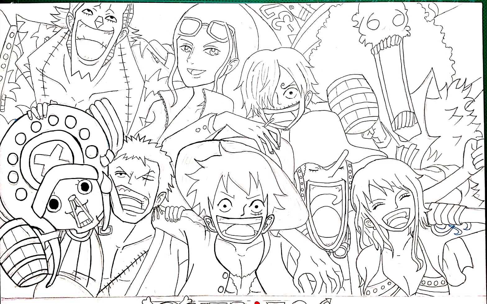 海贼王马克笔手绘视频