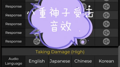 八重神子受击音效,包含语气,注意调节音量网络游戏热门视频