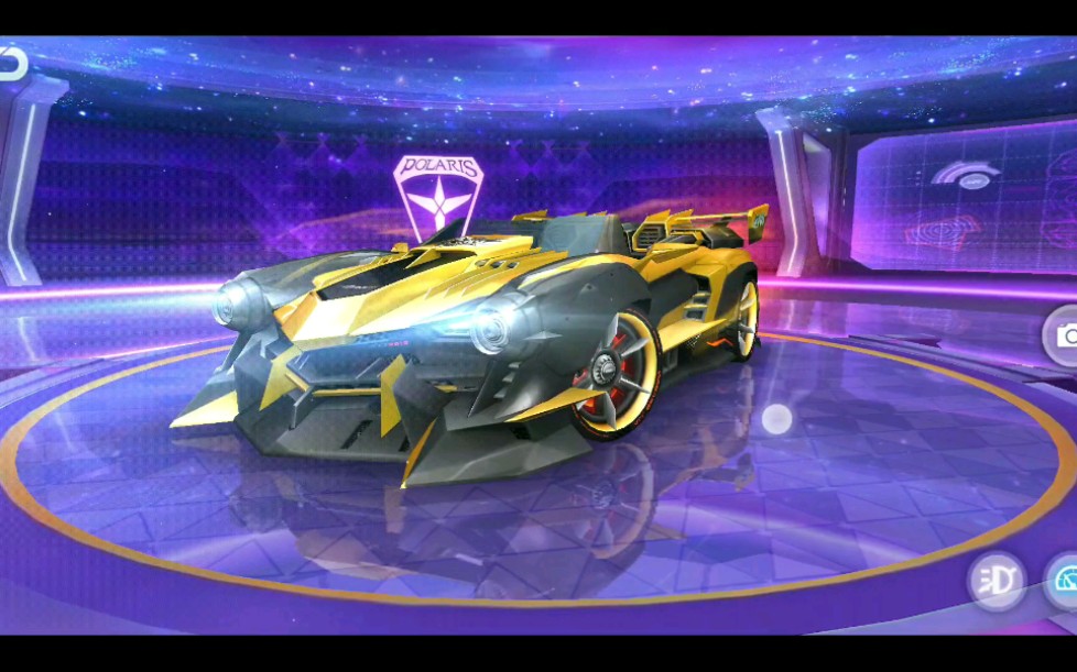 qq飞车手游男人的浪漫雷诺重工肌肉车狂狮模型展示