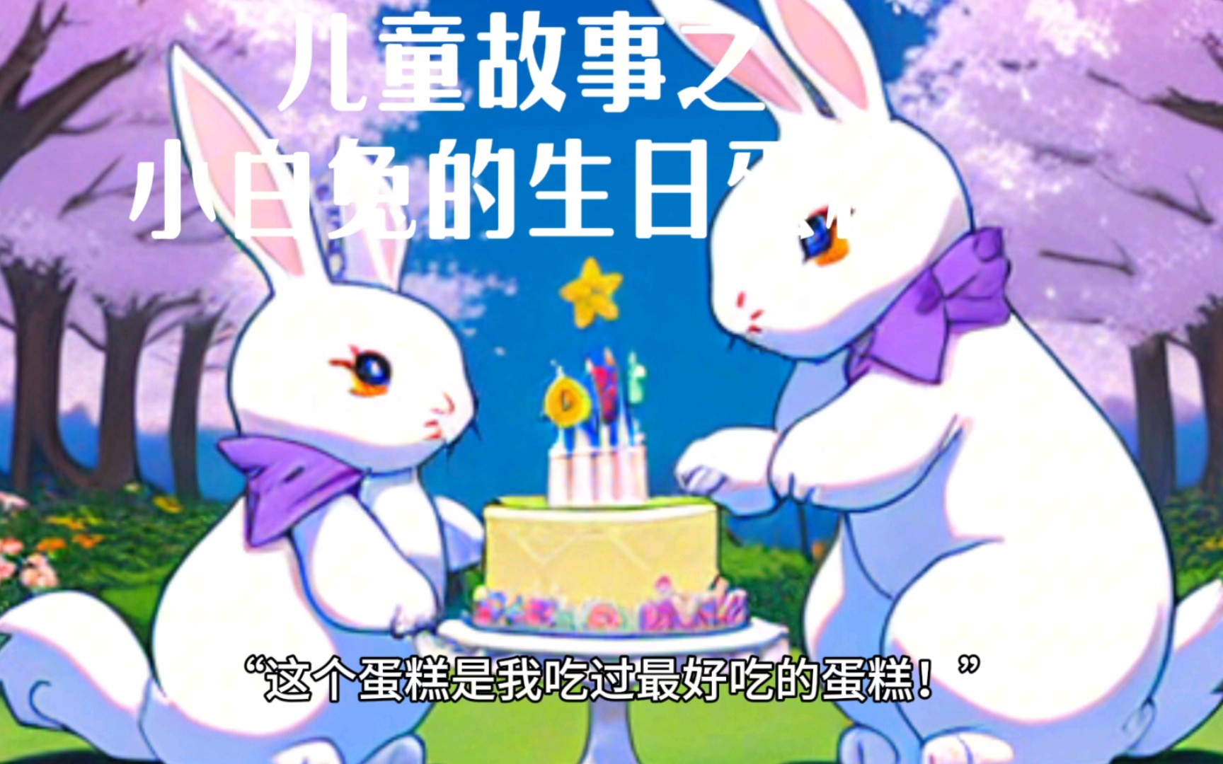 大叔爱讲故事之小白兔过生日