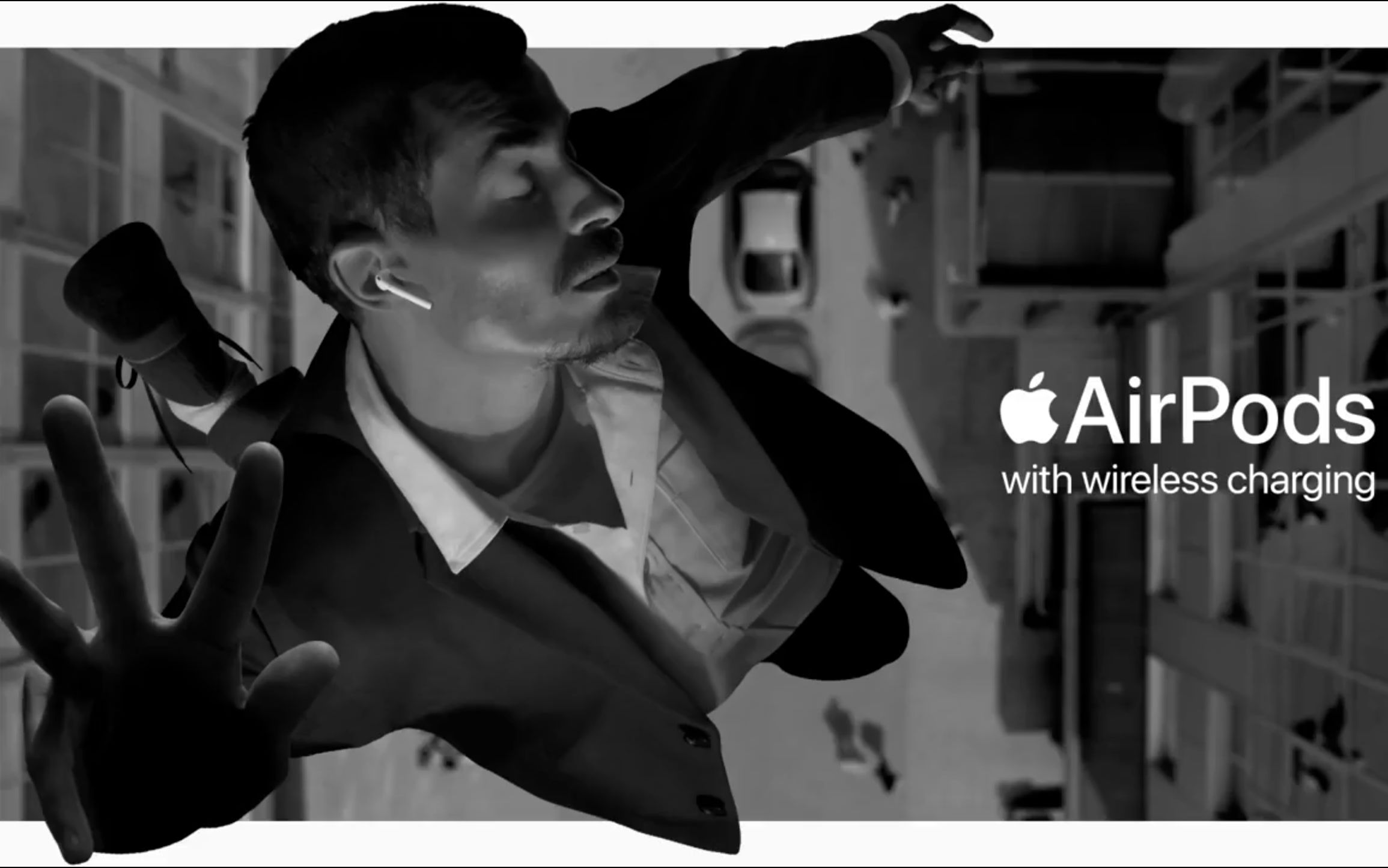 【airpods】苹果给airpods拍了个新广告,戴上这幅无线耳机,世界就充满