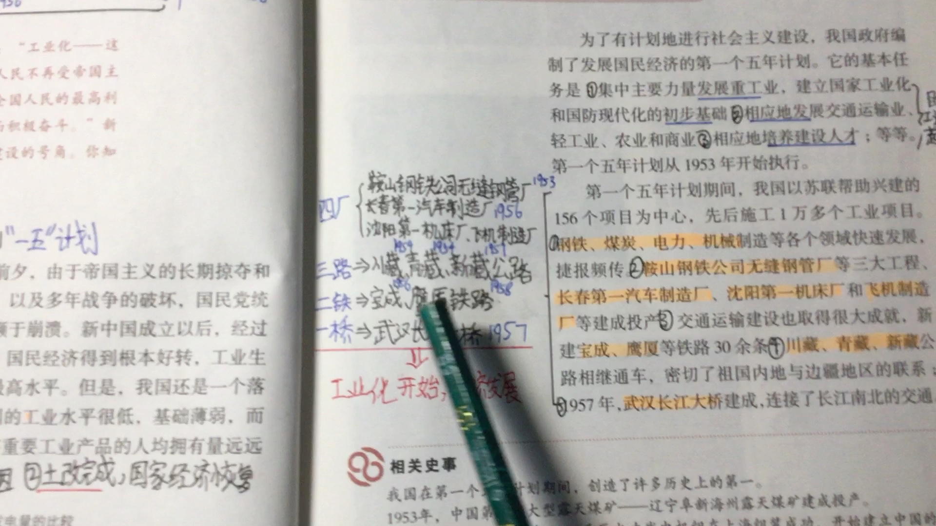 【历史馆】人教版八年级下册 第四课 新中国工业化的起步与人民代表大会制度的确立哔哩哔哩bilibili