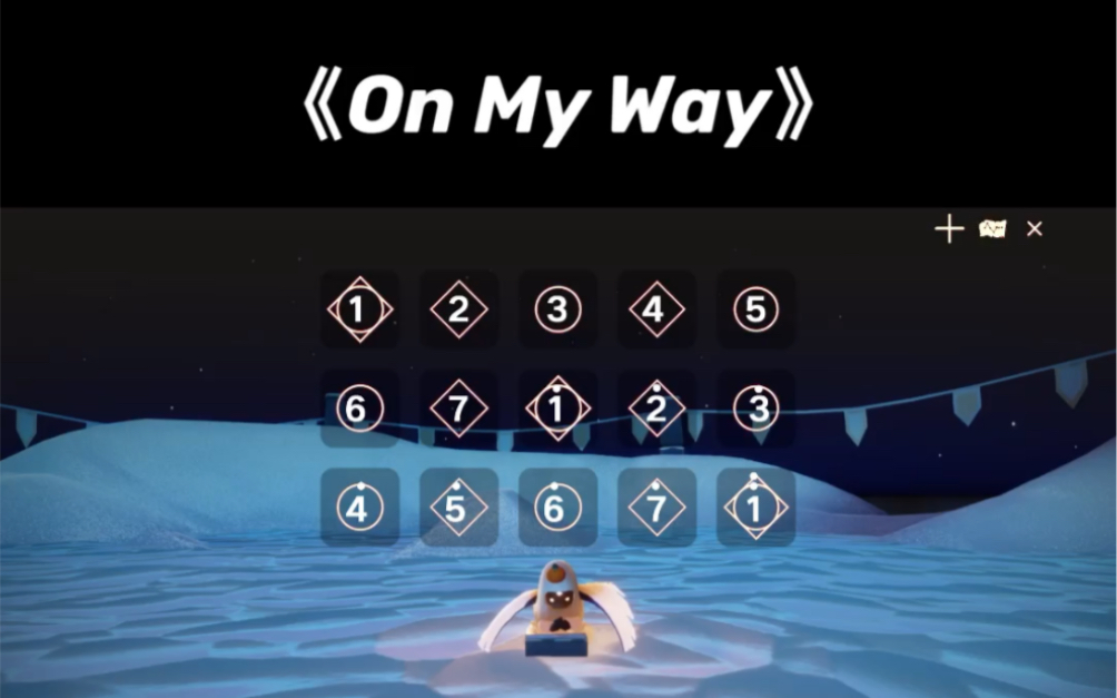 唐探3主题曲onmyway光遇完整琴谱