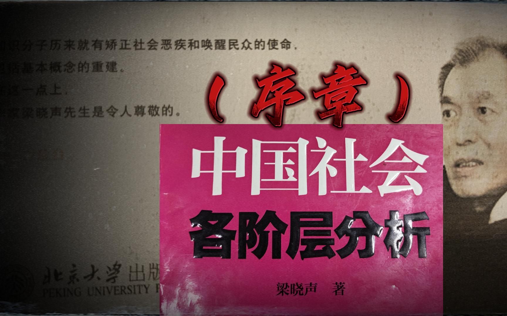 在这里读懂3000年来的中国人《中国社会各阶层分析》序章哔哩哔哩bilibili