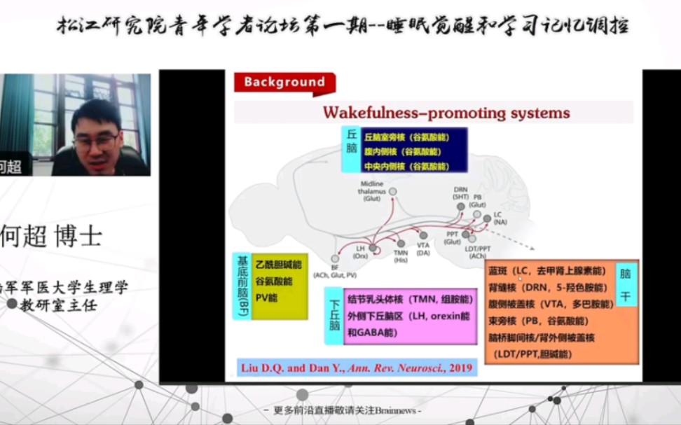 松江研究院青年学者论坛之睡眠觉醒和学习记忆调控哔哩哔哩bilibili