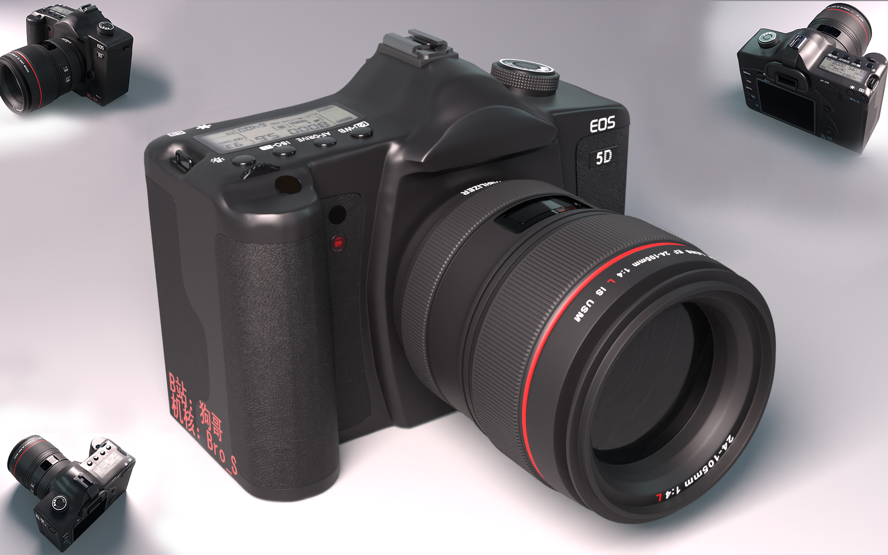 【blender】硬表面建模练习02_相机_02