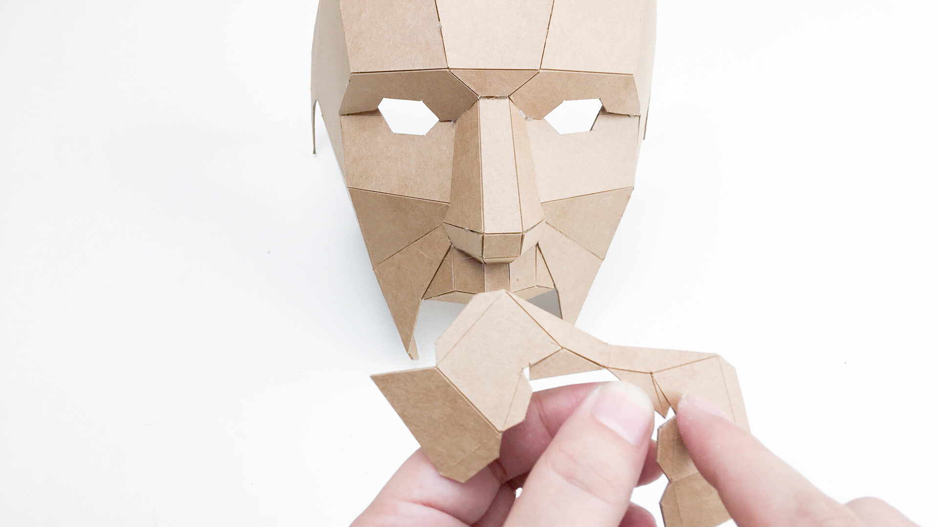 纸板自制金牌配角面具教程