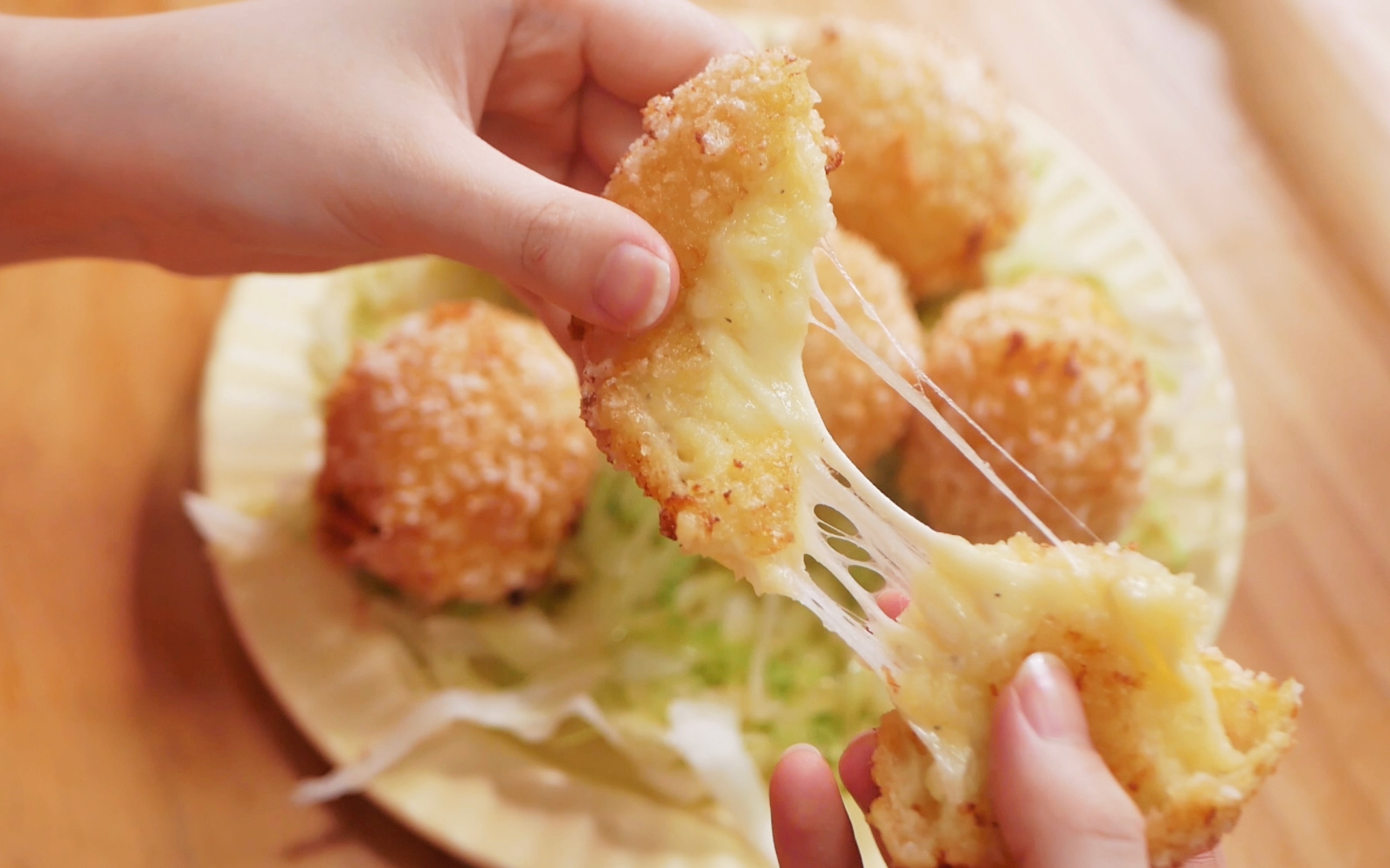 今天做了拉丝芝士土豆球|差点翻车变成拉shi土豆球|香香脆脆真的好