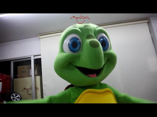 乌龟吉祥物幕后穿戴cosplay