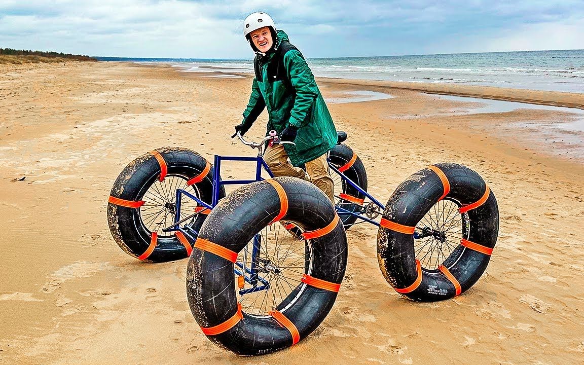 破烂的自行车,被大神玩出了新花样,一番改造竟然比跑车还拉风!