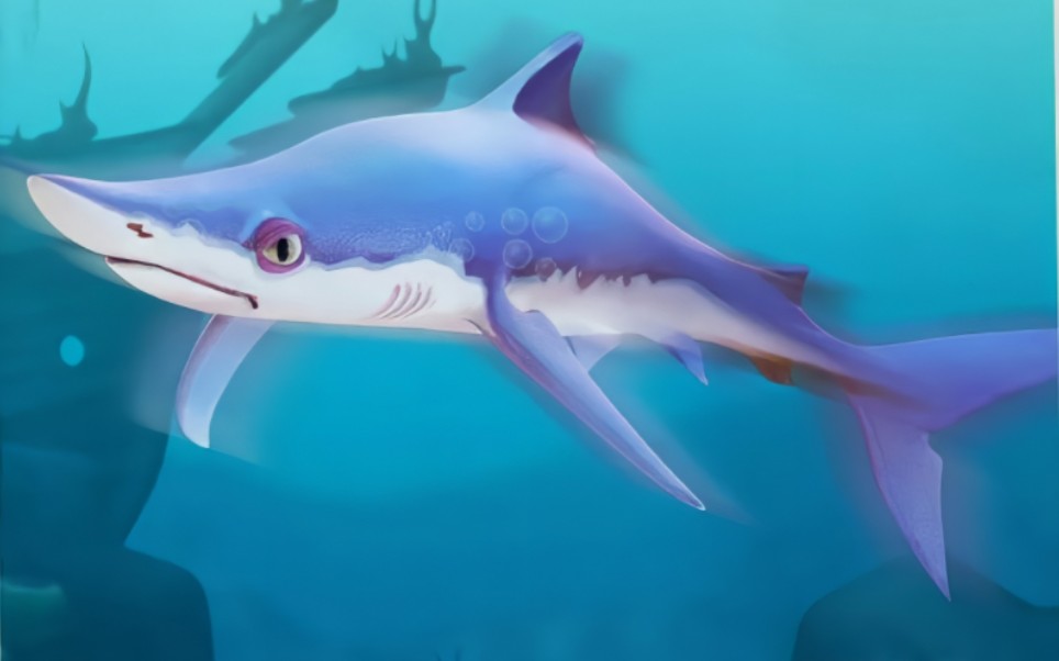 饥饿鲨世界:大青鲨:有额外加速能力的敏捷鲨鱼…感觉它是为了方便逃命
