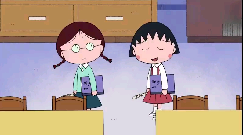 樱桃小丸子之小丸子想被大石老师夸奖姐姐教小丸子吹竖笛真好啊