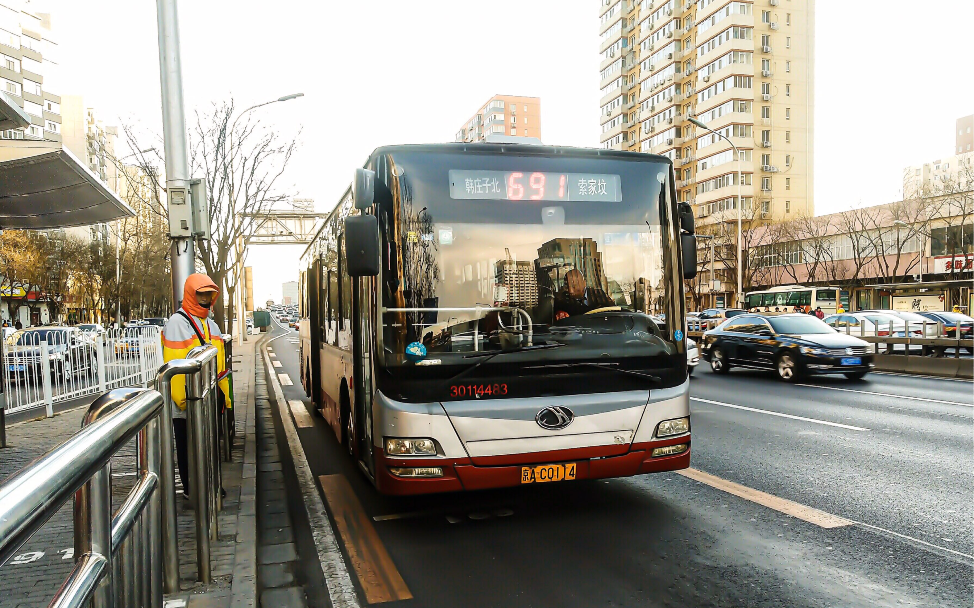 北京公交691路bk6111cngz3型客车退役纪念_哔哩哔哩 (゜-゜)つロ 干杯