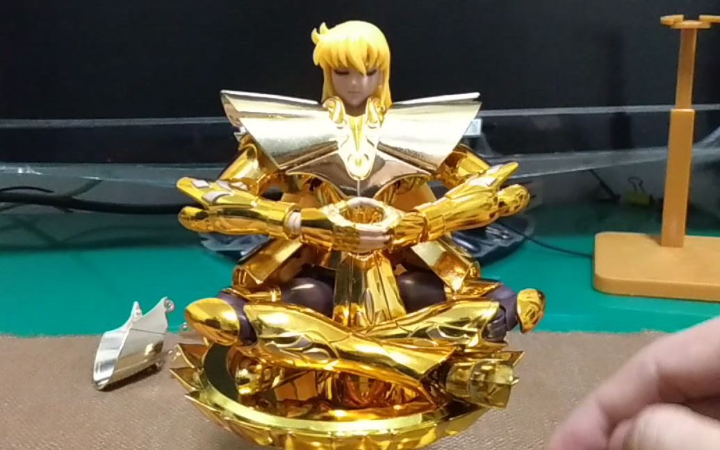 圣衣神话ex乐创模型处女座沙加人形莲花宝座part1