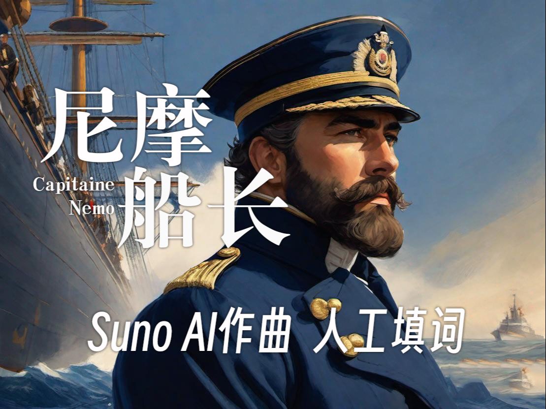 Suno AI单曲《尼摩船长》人工填词 灵感来源《海底两万里》哔哩哔哩bilibili