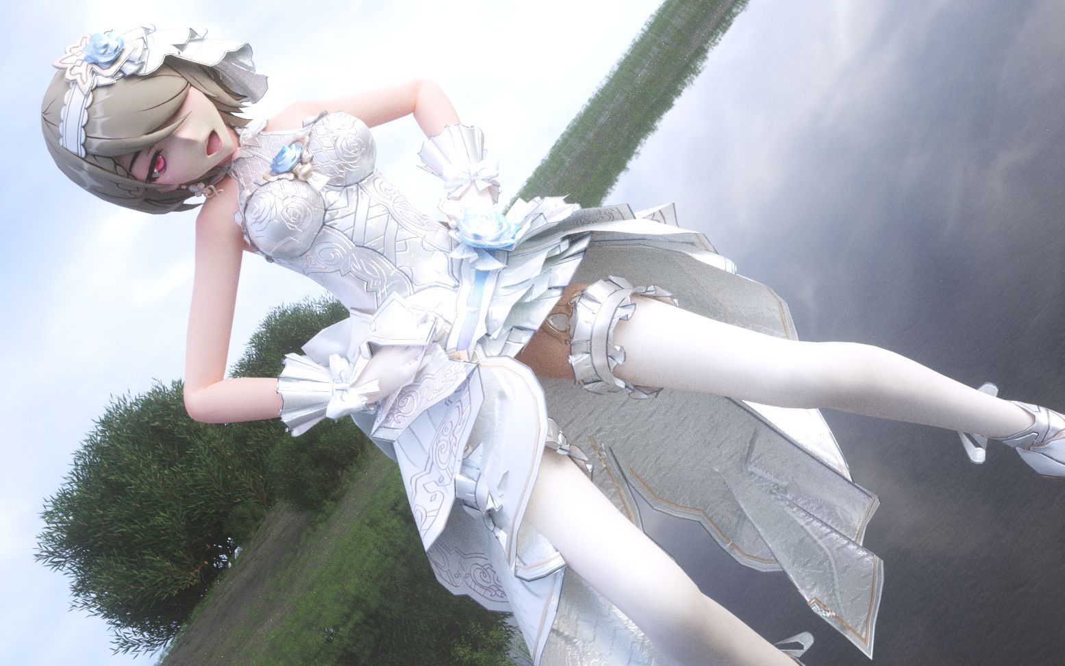 舰长我穿婚纱的样子好看吗崩坏3花嫁丽塔twinkletwinkle大神犬pv付