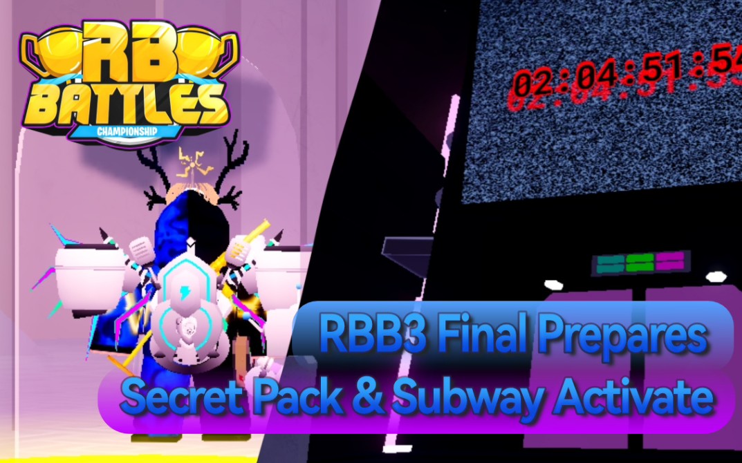 Roblox  RB Battles 3  最终战前置任务2: 隐藏能量背包&地铁站开启网络游戏热门视频