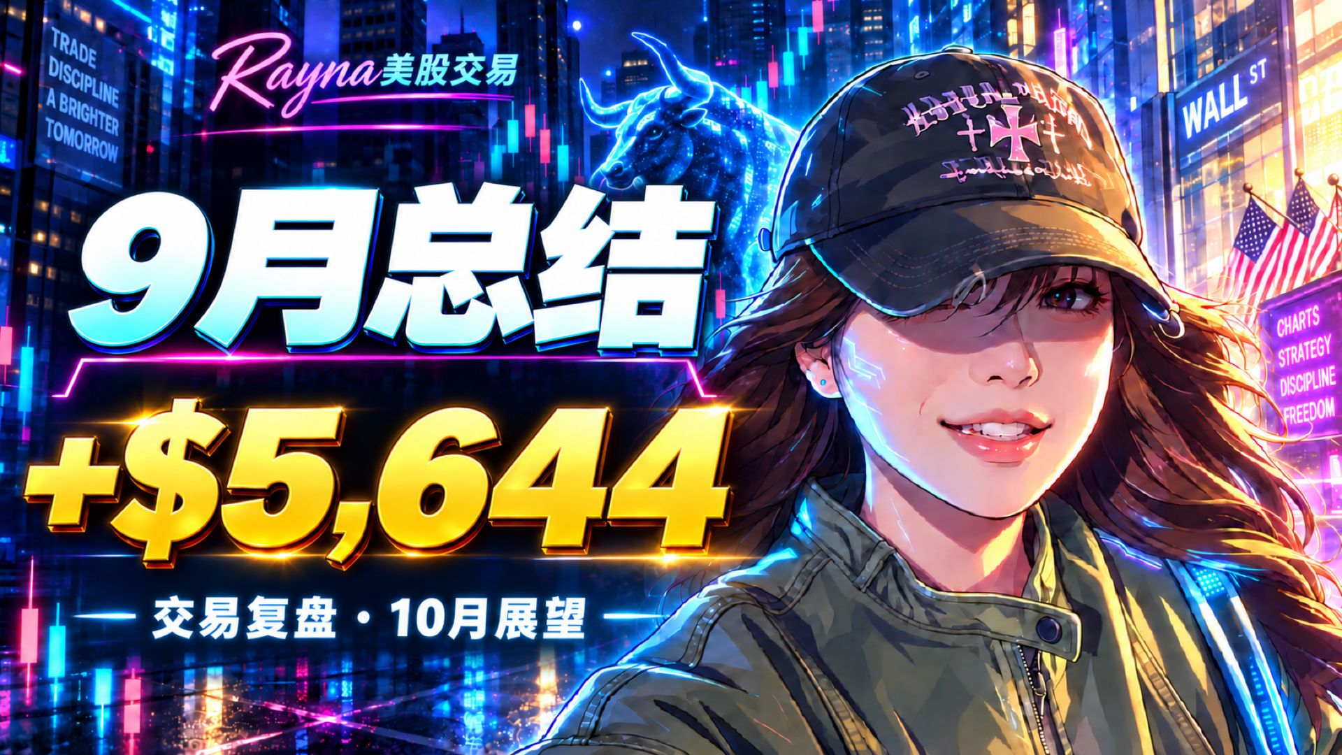 9月美股盈利5644美元，但这个月并不轻松｜交易复盘＋10月展望