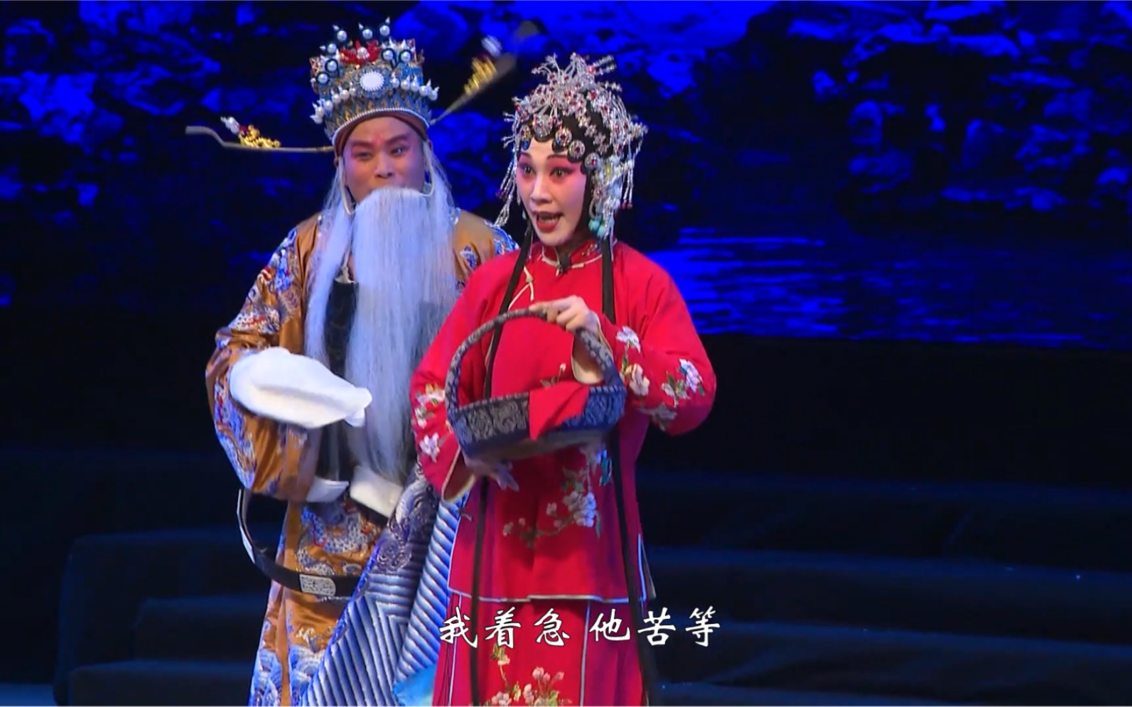 聊城市豫剧团演出国家一级演员张民主演访帅出征夜巡访帅