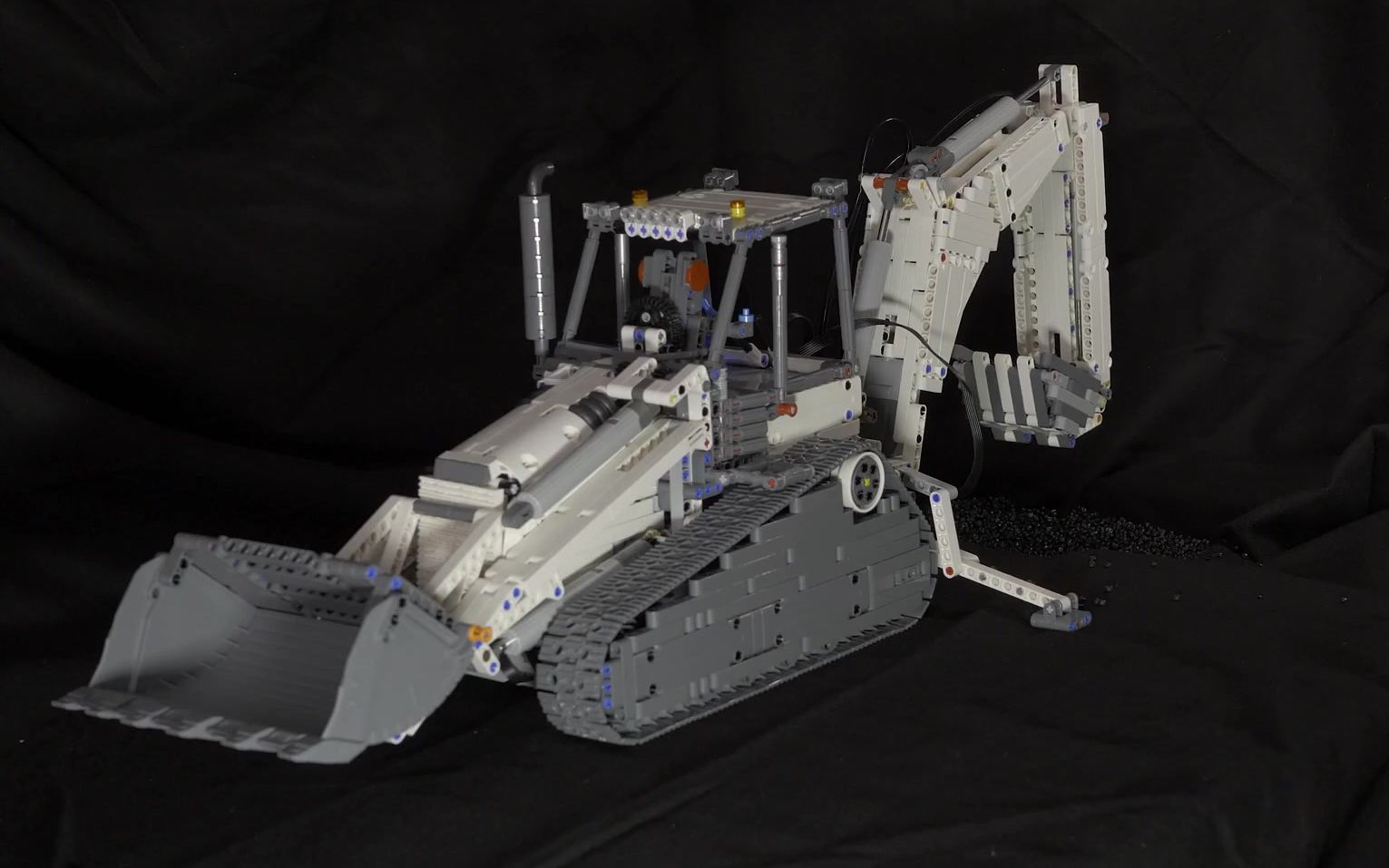 42100 c模式 反铲装载机 lego乐高 technic科技/机械 moc