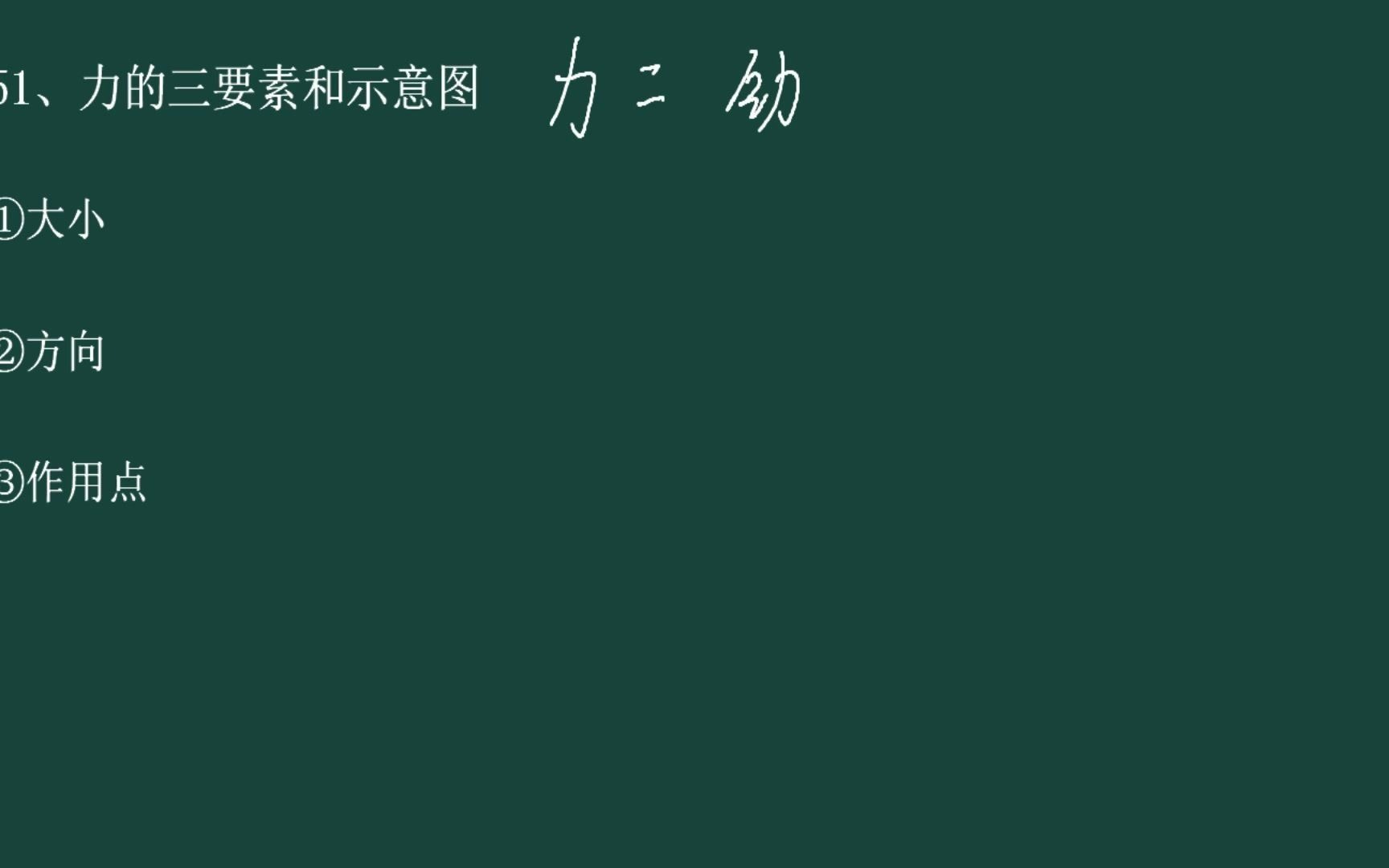 八年级物理—51力的三要素和力的示意图哔哩哔哩bilibili