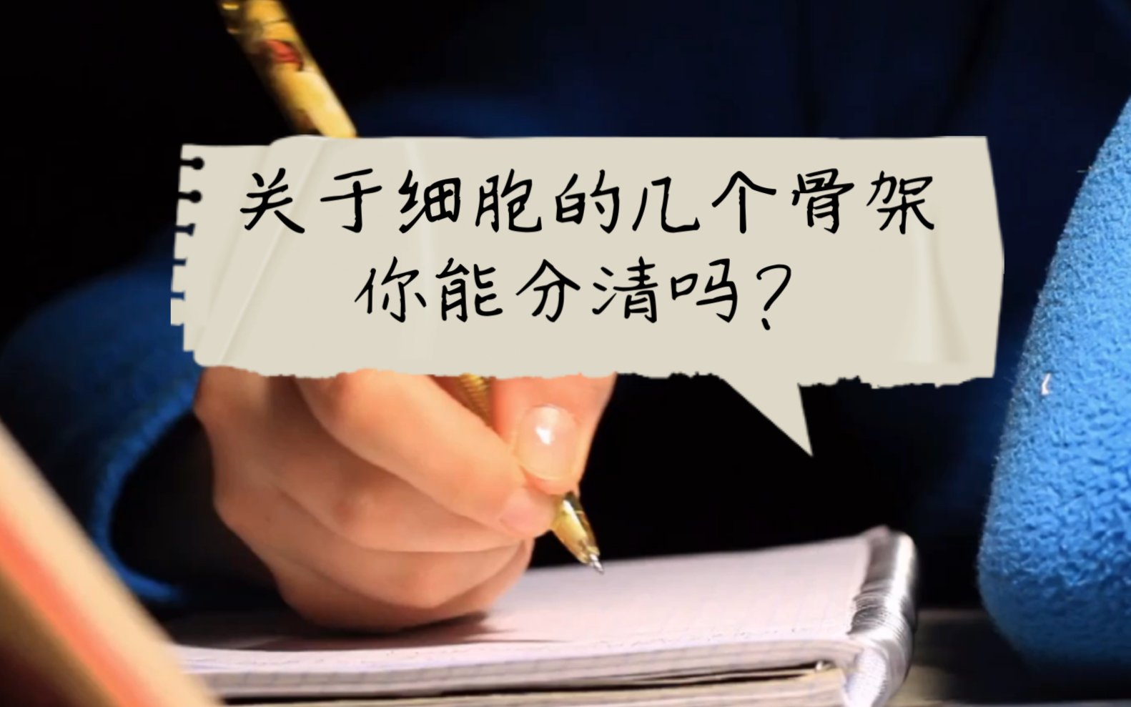 生物知识点|细胞骨架 细胞膜支架 大分子骨架等基本概念区分哔哩哔哩bilibili