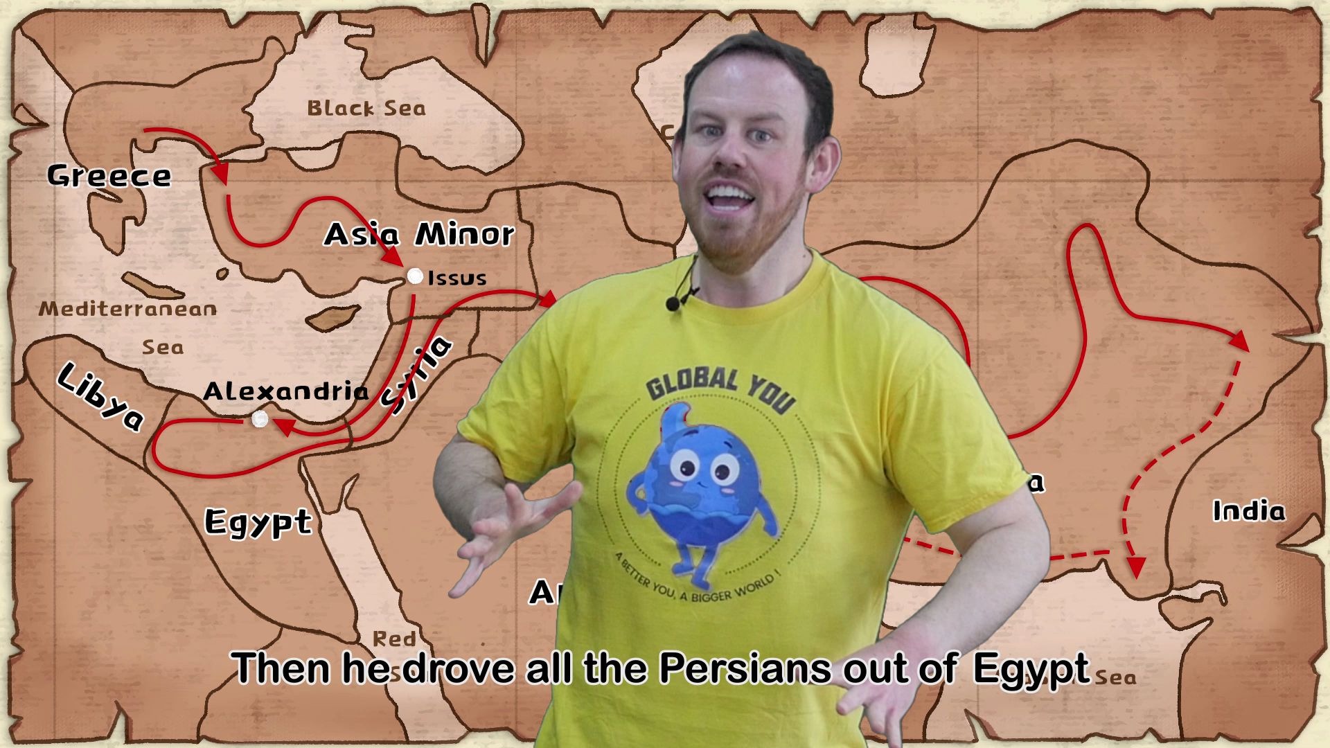[图]Global Family 动画片 | 第四集：亚历山大大帝的征服之路