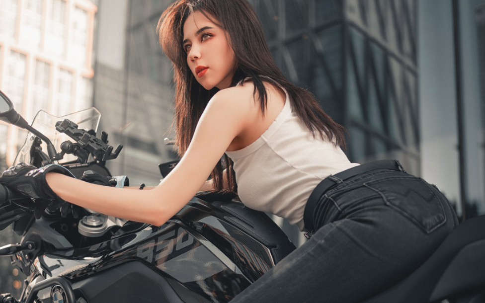 酷飒的机车主题美女写真你爱了吗? 合作model:小麦