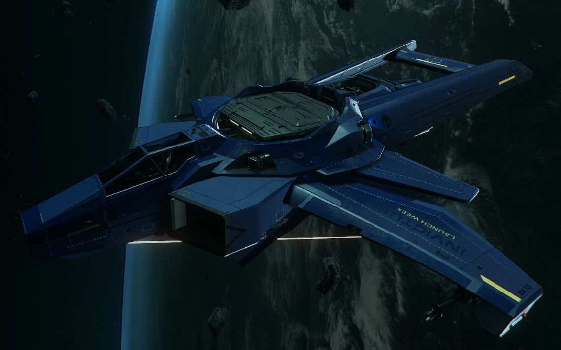 star citizen 星际公民 2951舰队周f7c黄蜂蓝金皮肤