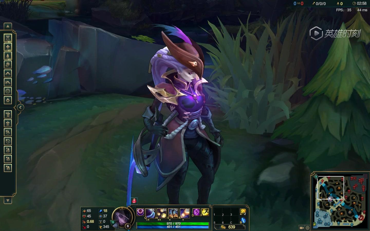 【lol】皎月黑潮皮肤实战手感还不错!