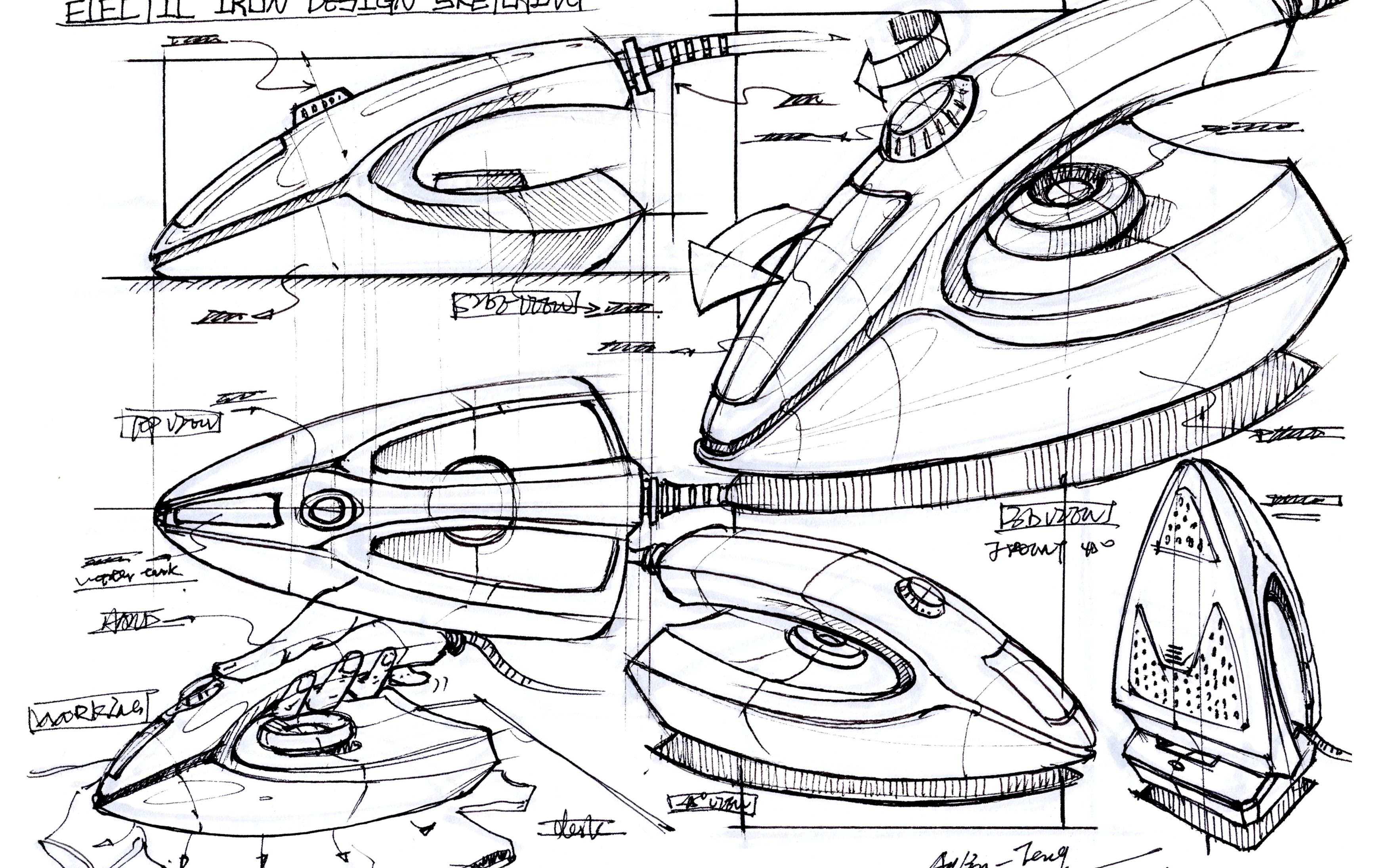 工业设计手绘草图推演图片