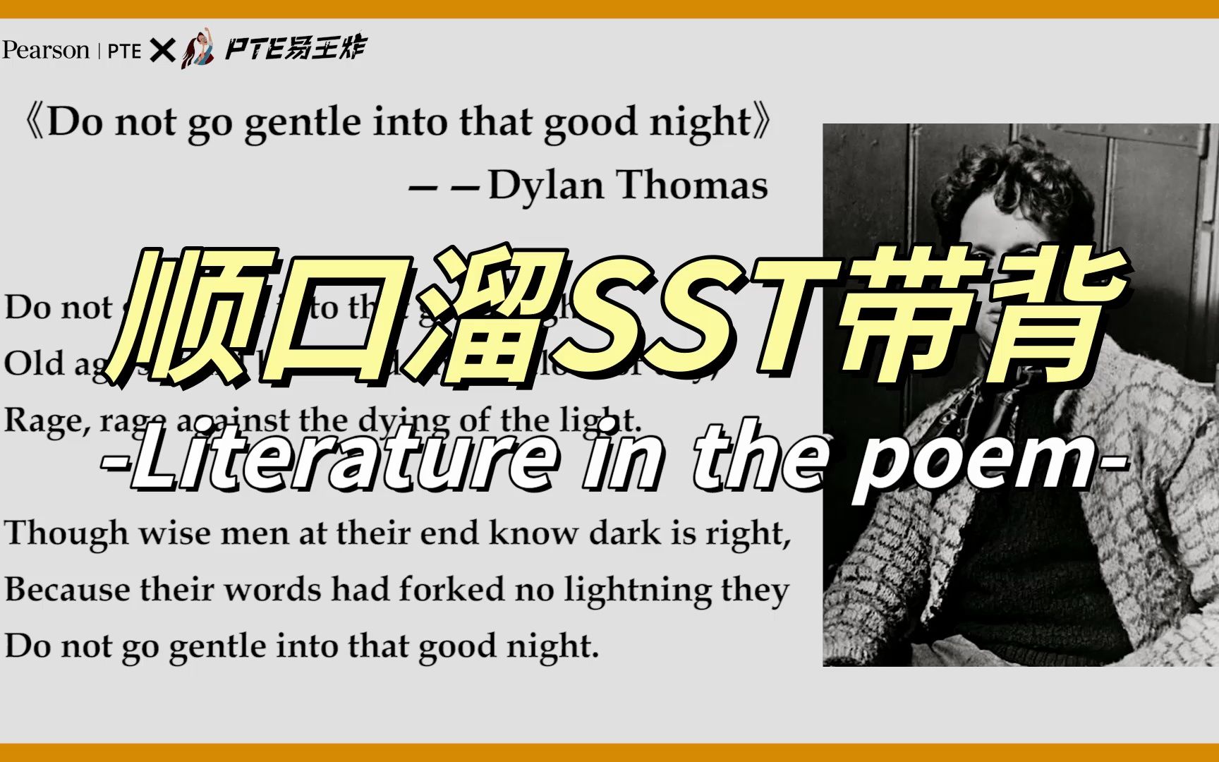 顺口溜SST带背 Literature in the poem哔哩哔哩bilibili