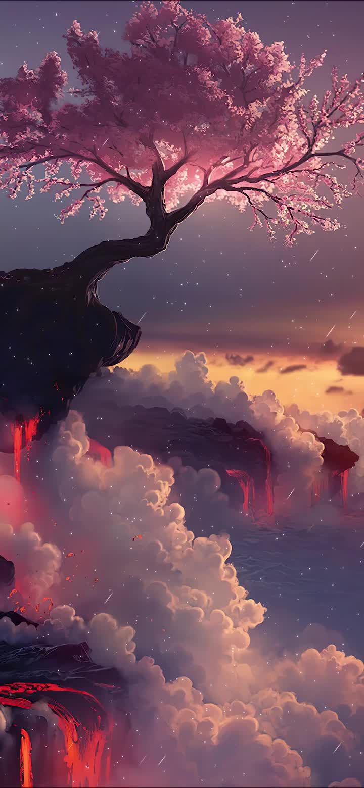 梦幻樱花树