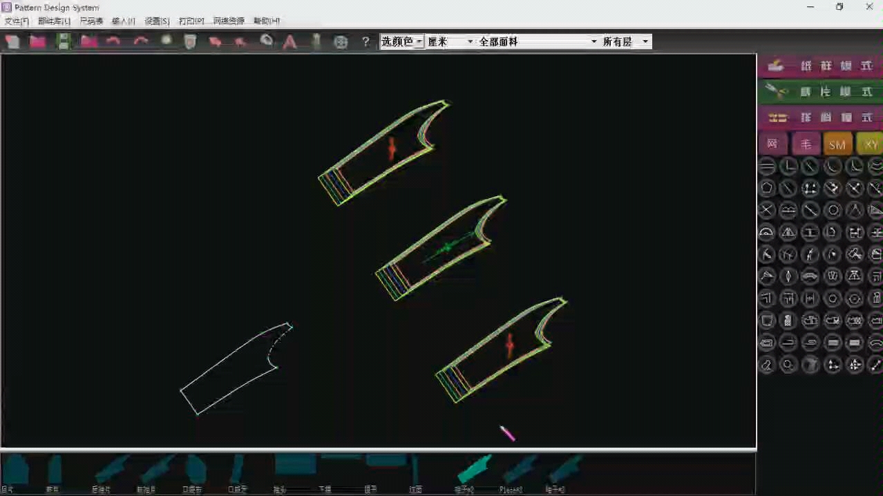 博克服装CAD 裁片规格选择方法哔哩哔哩bilibili