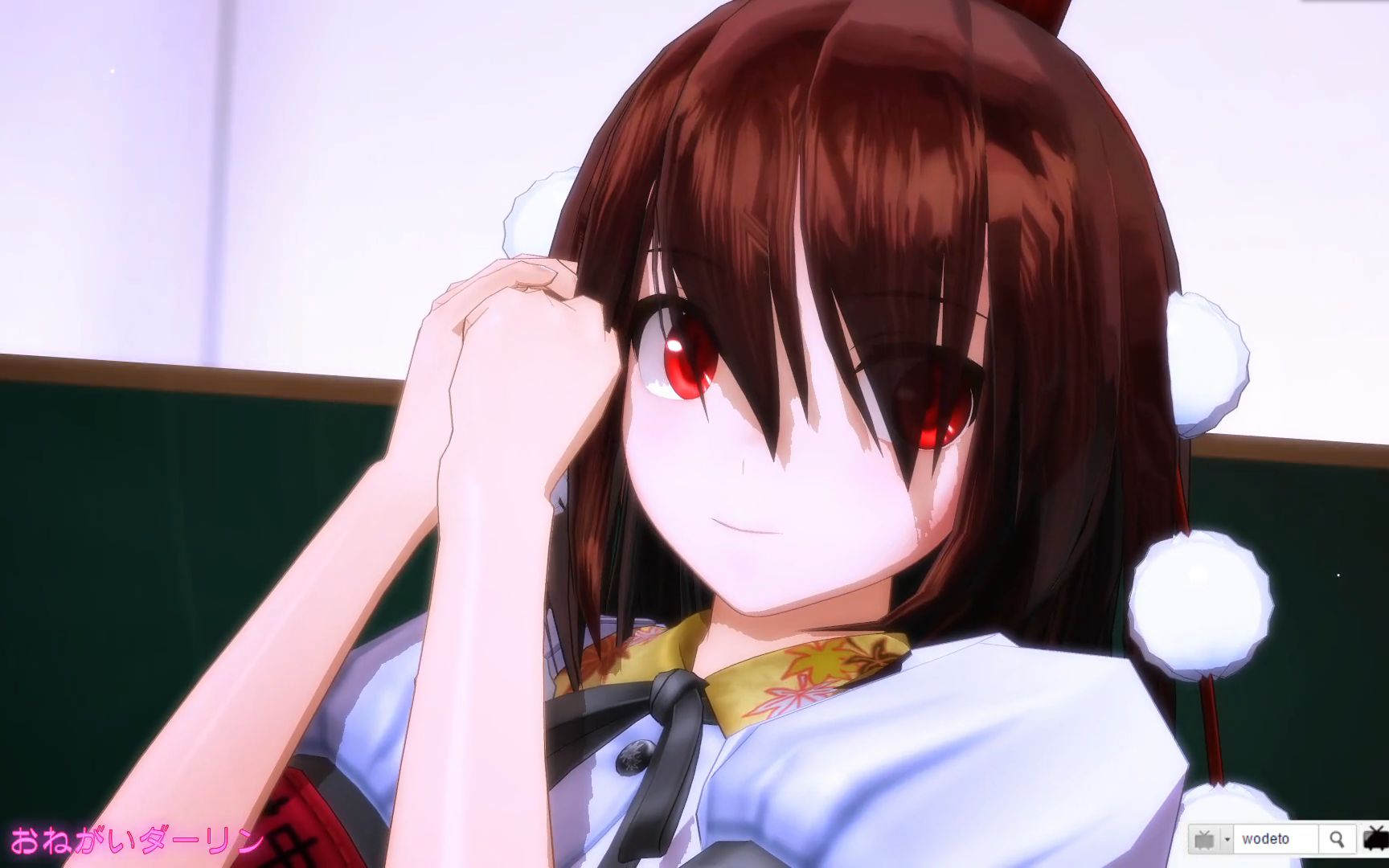 【mmd】如同妹妹一般的美少女文文「拜托了darling」_哔哩哔哩_bilibi