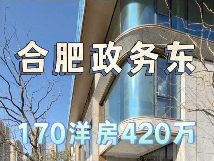 合肥政务东距离天鹅湖4公里170洋房大平层零公摊420万起#伟星天元#中海臻如府#天阜壹号#四川邦泰璟和朗月哔哩哔哩bilibili