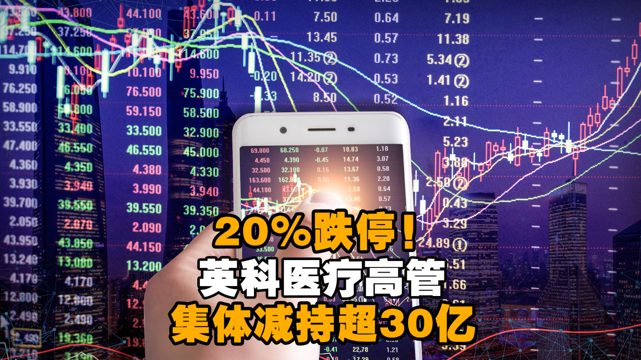 20%跌停!英科医疗高管集体减持套现超30亿哔哩哔哩bilibili