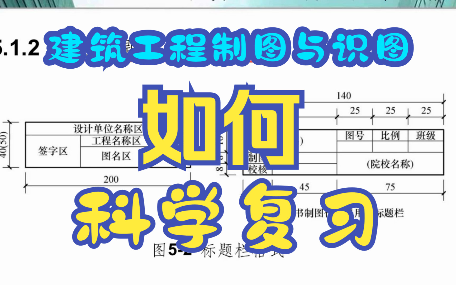 [图]《建筑工程制图与识图》复习资料 基本知识+知识点+复习重点+期末复习+题库+习题解答