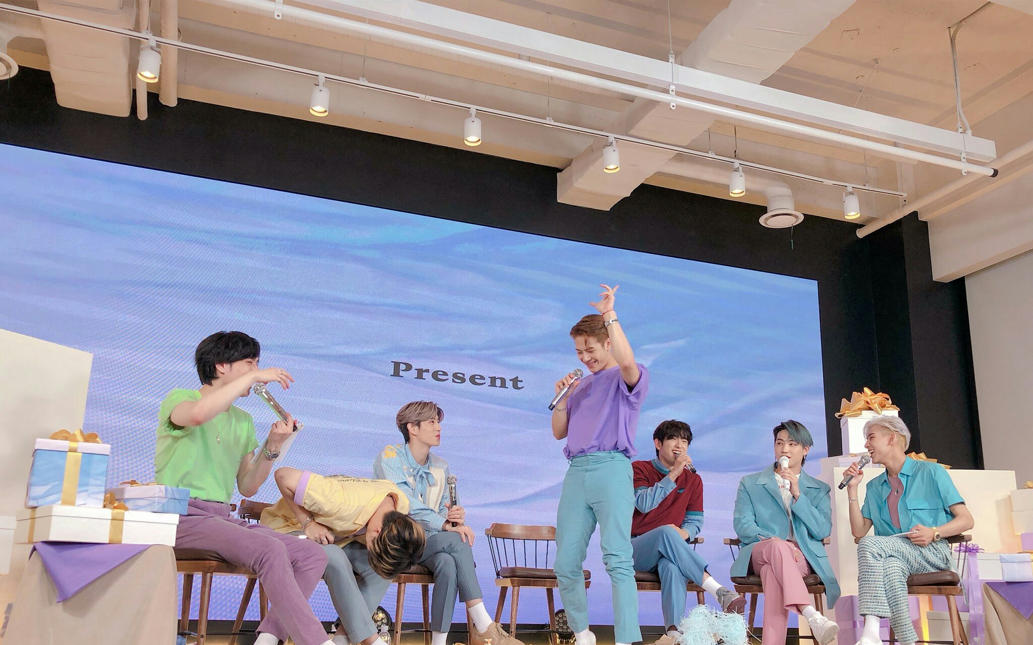 got7正规3辑presentyoucountdownlive全场录屏