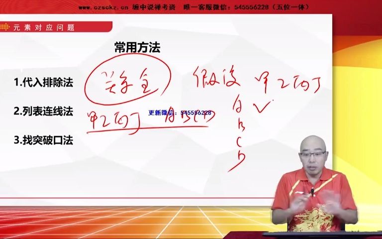 李国斌省考国考行测判断推理22.逻辑推理元素对应问题哔哩哔哩bilibili