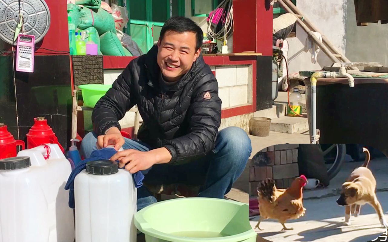 山东国勇:国勇在家感觉很无聊,找点活干,顺便找点乐子逗逗狗