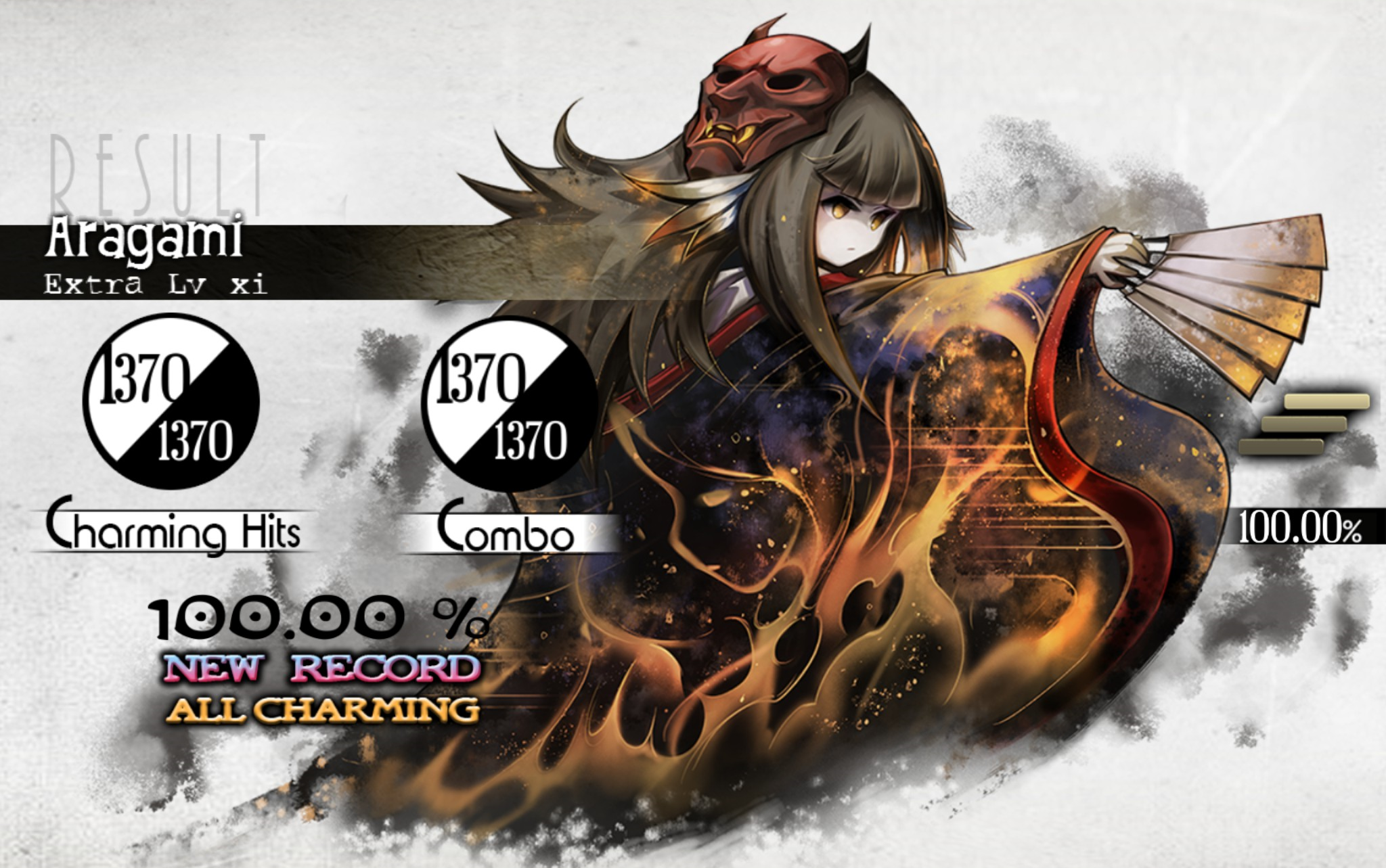 [图][全国二杀]【Deemo】3.0最终魔王曲 Aragami EX Lv xi 100.00% All Charming!!!