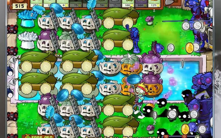 【PVZ】PE 经典八炮植物大战僵尸