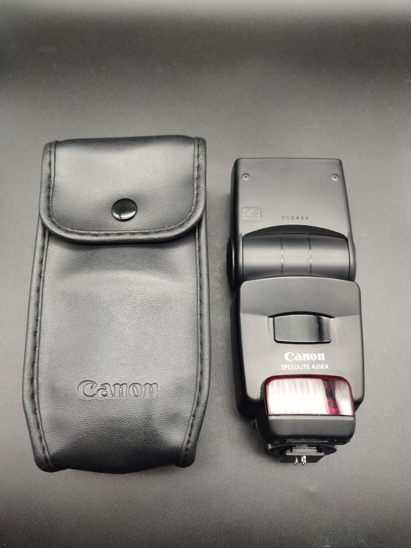 佳能闪光灯,佳能420ex,外观98新,鱼同名