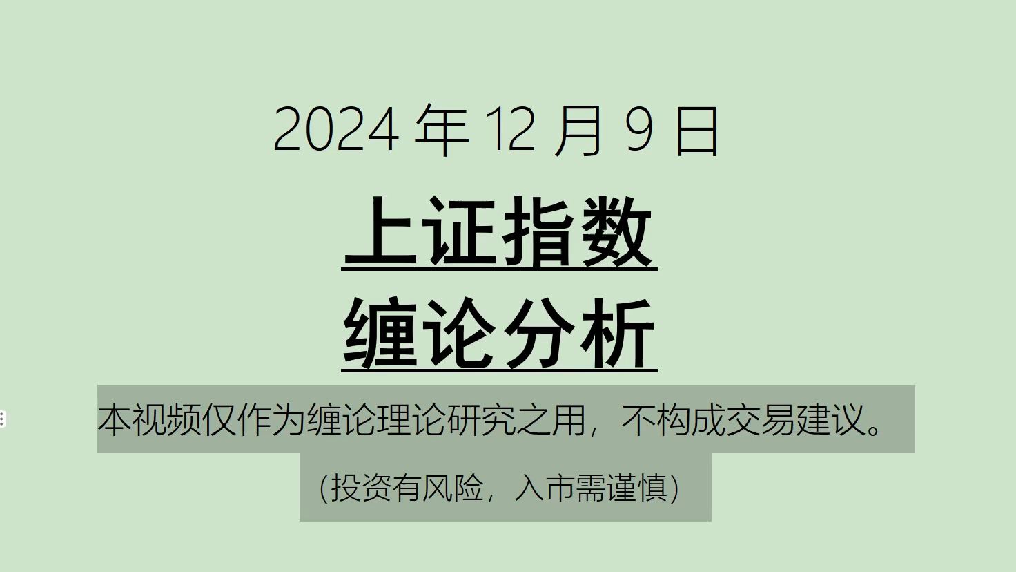 [图]《2024-12-9上证指数之缠论分析》