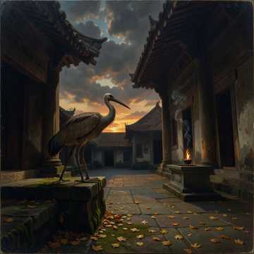 《孤雁古寺》 | 孤雁衔霜古寺寒