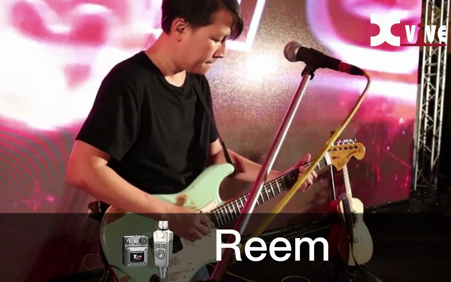 活动  油管网红reem 与 xvive u4 乐队无线耳返系统