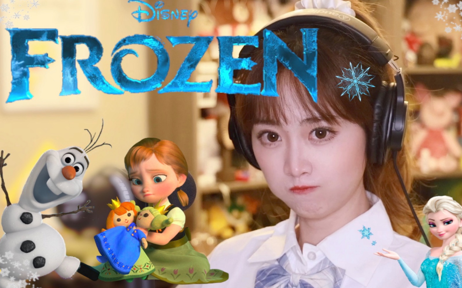 [图]【冰雪奇缘】三声线｜咚咚咚 Do You Wanna Build A Snowman?